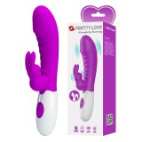 Vibrator Iepuras obraznic Pretty Love - Purple, 30 Vibratii
