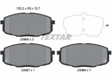 Set placute frana TEXTAR 2396601