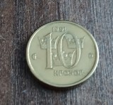 C50 - Moneda foarte veche - 10 coroane - Kronor - Suedia - 1991, Europa