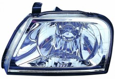 Far Mitsubishi L200 II 04.1998-10.2005 DEPO partea Stanga, tip bec H4 , reglare manuala