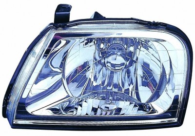 Far Mitsubishi L200 II 04.1998-10.2005 DEPO partea Dreapta, tip bec H4 , reglare manuala foto