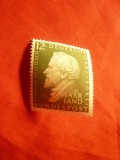 Serie RFG-SAARland 1958 -Personalitati-150 ani F.H.Schulze-Delitzsch ,1 val.sarn