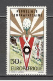 R.Centrafricana.1965 Posta aeriana-Colaborarea EUROPAFRICA DC.68, Nestampilat