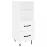 Cumpara ieftin Servanta, alb, 34,5x34x90 cm, lemn compozit