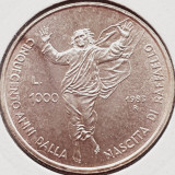 Cumpara ieftin 693 San Marino 1000 Lire 1983 Raffaello km 155 argint, Europa