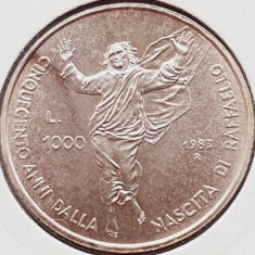 693 San Marino 1000 Lire 1983 Raffaello km 155 argint