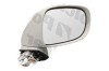 Oglinda exterioara Lexus Is (Xe2), 11.2005-03.2009, partea Dreapta, culoare sticla crom, sticla convexa, cu carcasa neagra grunduita, cu incalzire ,