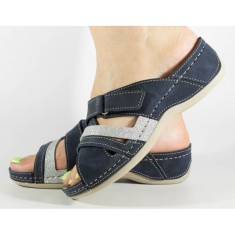 Saboti medicali bleumarini ALL COMFORT gel pe talpa 218AC