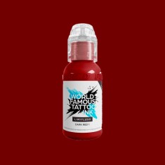 Tusuri Tatuaje - Culori WORLD FAMOUS 30 ml - Dark Red 1