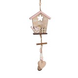 Casuta decorativa din lemn, Suspendabila, 38 cm, ATU-088452, Oem