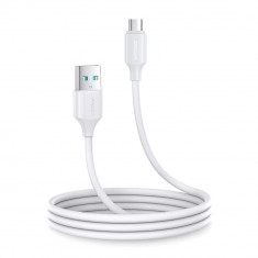 Cablu Joyroom USB-A - Micro USB 480Mb/s 2.4A 1m Alb (S-UM018A9) S-UM018A9 1M WHITE