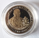 moneda 50 bani 2019 proof Papa Francisc