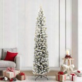 vidaXL Brad de Crăciun artificial Verde 240 cm PVC și oțel și plastic 3395048