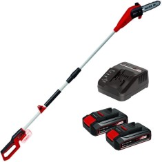 Einhell GC-LC 18/20 Li T PXC + Twinpack CB + 4514095 - Drujba 20 cm 5.5 m/s + Set 2 acumulatori si incarcator Li-Ion 18 V 2.5 Ah