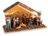Cumpara ieftin Figurina Nasterea Domnului lemn polirasina multicolora 39x15x23 cm