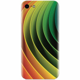 Husa silicon pentru Apple Iphone 8, 3D Multicolor Abstract Lines