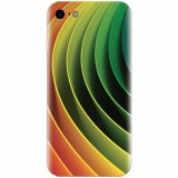 Husa silicon pentru Apple Iphone 5 / 5S / SE, 3D Multicolor Abstract Lines