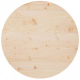 Blat de masă, &Oslash;70x2,5 cm, lemn masiv de pin