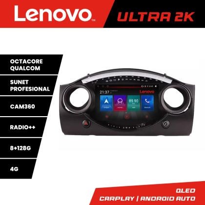 Navigatie Mini intre anii 2004-2006 Octa Core Android Radio Bluetooth GPS WIFI/4G DSP 2K 8+128GB 360 Toslink CarStore Technology