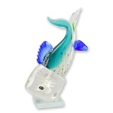 Peste in cub de gheata-figurina din sticla Murano MG-213