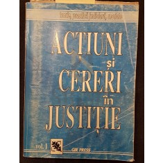 ACTIUNI SI CERERI IN JUSTITIE