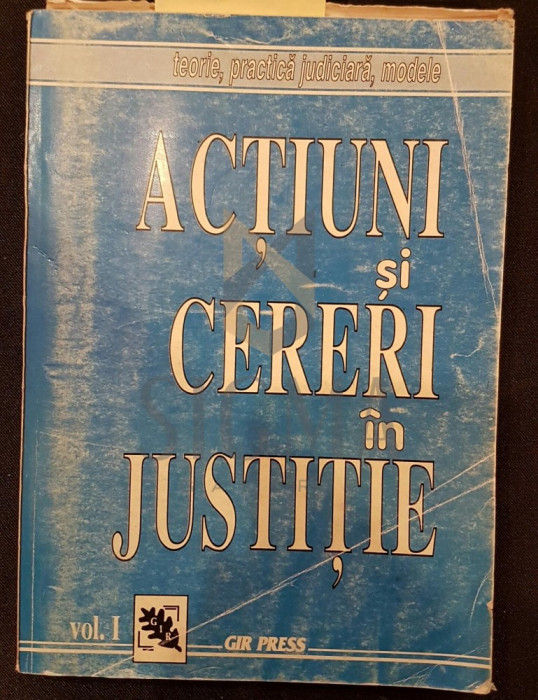 ACTIUNI SI CERERI IN JUSTITIE