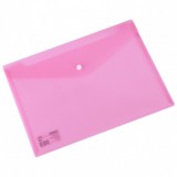 Mapa plastic cu buton Deli A4 transparentă 160 microni