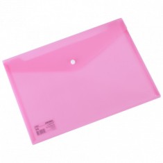 Mapa plastic cu buton Deli A4 transparentă 160 microni
