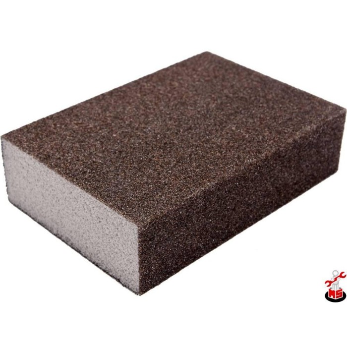 Burete pentru slefuit, P 80, 100x70x25 mm, Germa Flex