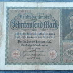 10000 Mark 1922 Germania / marci seria 8939115