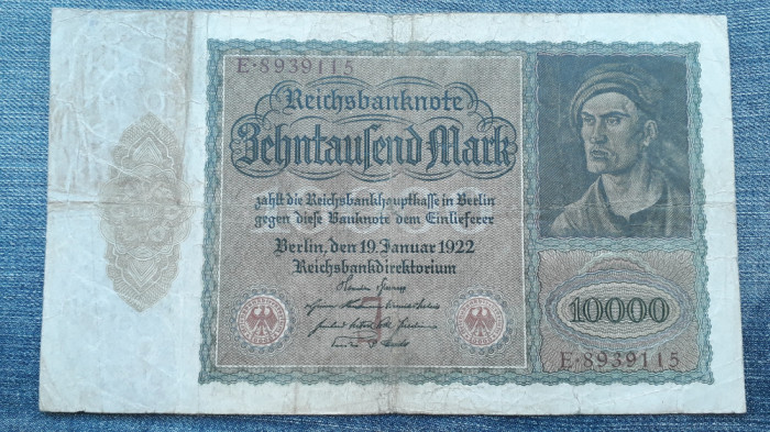 10000 Mark 1922 Germania / marci seria 8939115