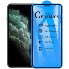 Folie Protectie Ecran OEM pentru Apple iPhone XS Max, Plastic, Full Face, Full Glue, 2.5D