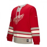 Detroit Red Wings hanorac de bărbați Heritage Lace-Up Crew Vintage Logo - XL