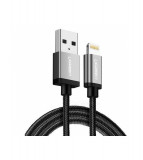 Lightning USB cablu de date si sincronizare de inalta calitate US199-Lungime 2 Metri-Culoare Negru, Ugreen