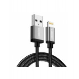 Lightning USB cablu de date si sincronizare de inalta calitate US199-Lungime 1.5 Metri-Culoare Negru
