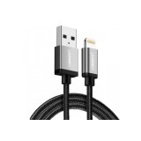 Lightning USB cablu de date si sincronizare de inalta calitate US199-Lungime 1 Metru-Culoare Negru