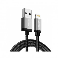 Lightning USB cablu de date si sincronizare de inalta calitate US199-Lungime 1.5 Metri-Culoare Negru