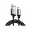 Cablu de date si sincronizare de inalta calitate Lightning USB US199-Lungime 1.5 Metri-Culoare Negru