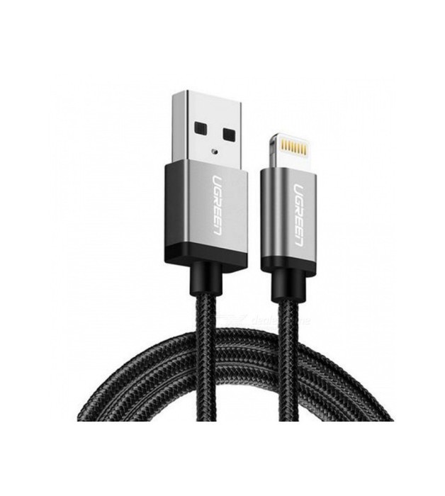 Lightning USB cablu de date si sincronizare de inalta calitate US199-Lungime 1 Metru-Culoare Negru