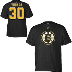 Boston Bruins tricou de bărbați #30 Tim Thomas black - S