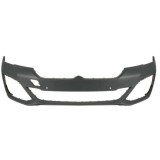 Bara fata BMW Seria 5 (G30/G31), 06.2020-12.2023, cu 4 orificii pentru senzorii de asistenta la parcare si PDC; grunduit, de vopsit, M-Pack,