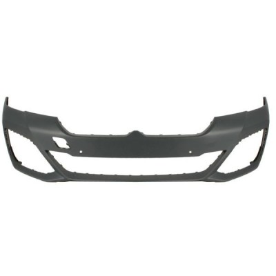 Bara fata BMW Seria 5 (G30/G31), 06.2020-12.2023, cu 4 orificii pentru senzorii de asistenta la parcare si PDC; grunduit, de vopsit, M-Pack, foto