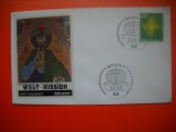 HOPCT PLIC S FDC NR 692 MISIUNEA BISERICII CATOLICE 1970 GERMANIA -NECIRCULAT
