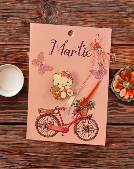Martisor Brosa Hello Kitty
