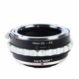 Adaptor montura K&amp;F Concept Nikon(G)-FX II de la Nikon G la Fuji X-Mount KF06.365