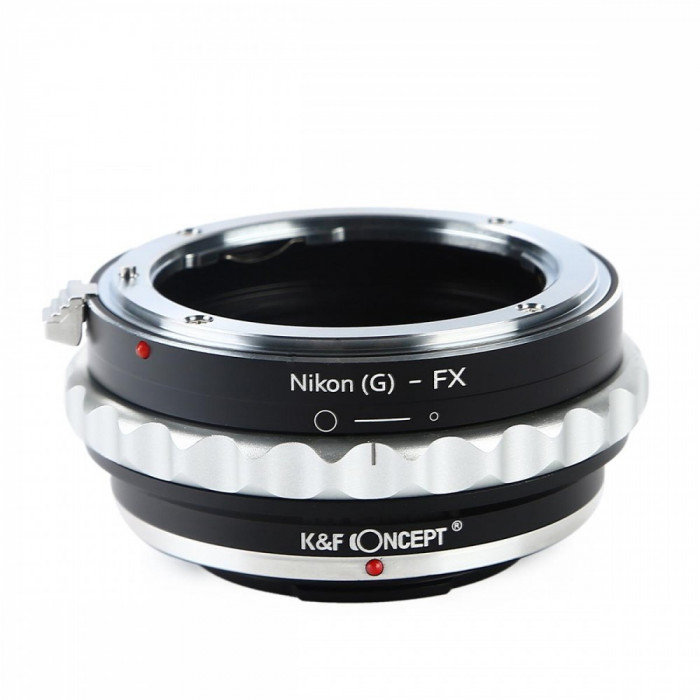 Adaptor montura K&amp;F Concept Nikon AI(G)-FX de la Nikon G la Fuji X-Mount KF06.109