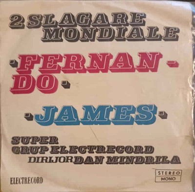 Disc vinil, LP. DOUA SLAGARE MONDIALE-Formatia Super Grup Electrecord, Dirijor: Dan Mandrila-220840 foto