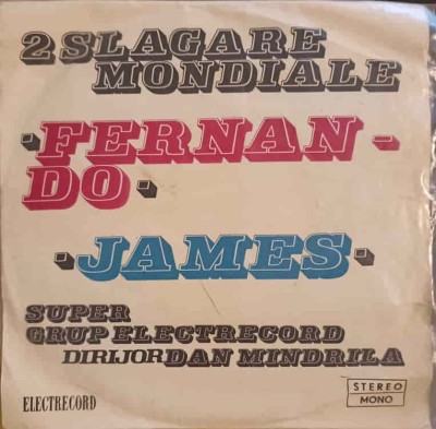 Disc vinil, LP. DOUA SLAGARE MONDIALE-Formatia Super Grup Electrecord, Dirijor: Dan Mandrila foto