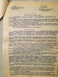 1945 Document reorganizare Min. Agriculturii, R. Zărone. Guvernul Petru Groza