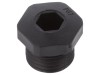Capac de protecție PG7 IP68 negru poliamidă